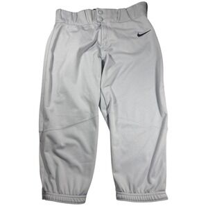 Nike Vapor Select Big Kids Baseball High Pants BQ6442-052 Size XL Gray